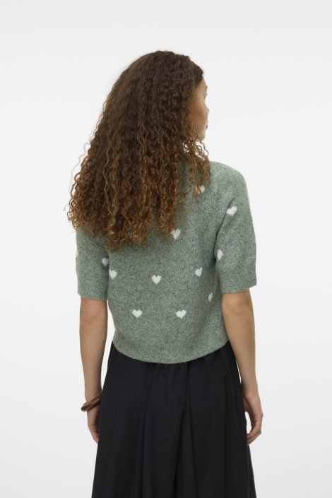 Vero Moda vmdoffy intarsia 2/4 o-nk pullov ga